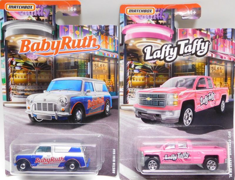 画像: 2019 MATCHBOX "CANDY SERIES" 【6種セット】 AUSTIN MINIVAN/'14 MB CHEVY SILVERADO 1500/INTERNATIONAL ARMORED CAR/'47 CHEVY AD 3100/VOLKSWAGEN DELIVERY VAN/CHOW MOBILE