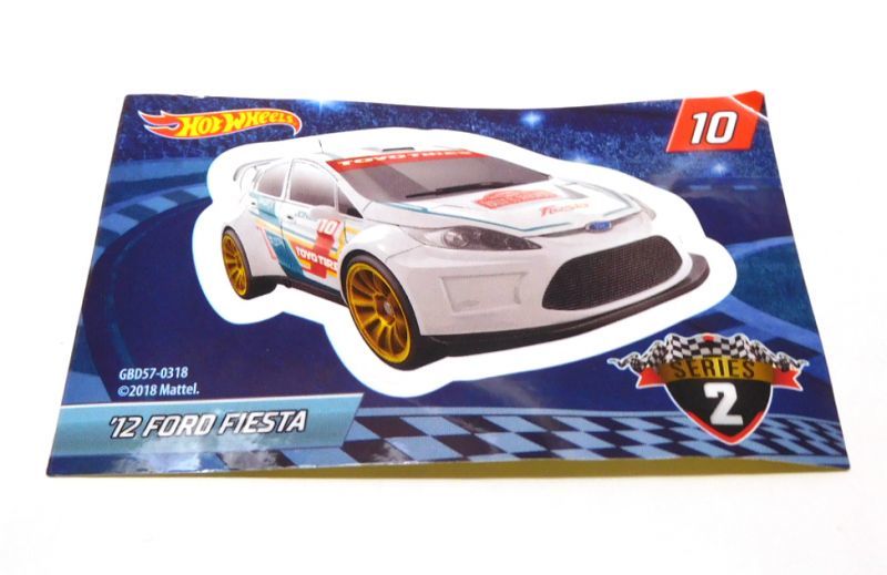 画像: 2019 WALMART EXCLUSIVE MYSTERY SERIES2 【'12 FORD FIESTA】 WHITE/10SP (TOYO TIRES TAMPO) (予約不可）