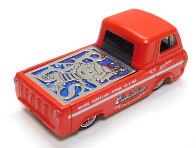 画像: MAD WHEELS (マッドホイール） 【"MADDYくん" 60'S FORD ECONOLINE (カスタム完成品）】RED/RR（送料サービス適用外） 