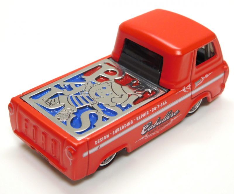 画像: MAD WHEELS (マッドホイール） 【"MADDYくん" 60'S FORD ECONOLINE (カスタム完成品）】RED/RR（送料サービス適用外） 