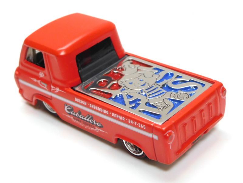 画像: MAD WHEELS (マッドホイール） 【"MADDYくん" 60'S FORD ECONOLINE (カスタム完成品）】RED/RR（送料サービス適用外） 