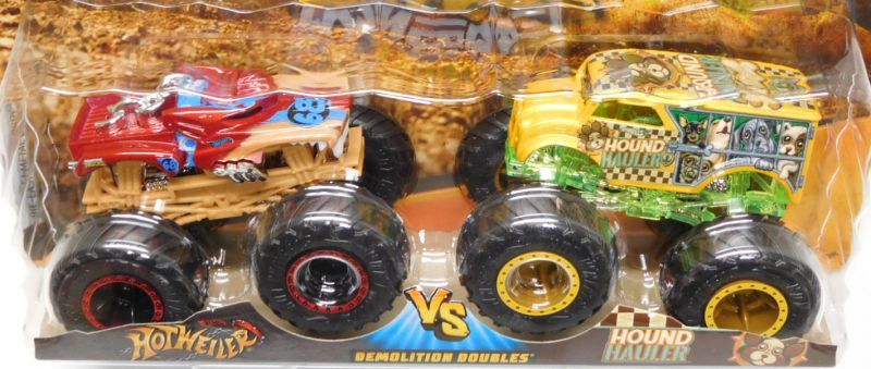 画像: 2019 HW MONSTER TRUCKS! 2PACK 【HOT WEILER/HOUND HAULER (DAIRY DELIVERY)】 