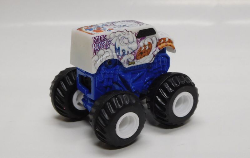 画像: 2019 HW MONSTER TRUCKS! "MINI"【MILK MONSTER (DAIRY DELIVERY)】 WHITE