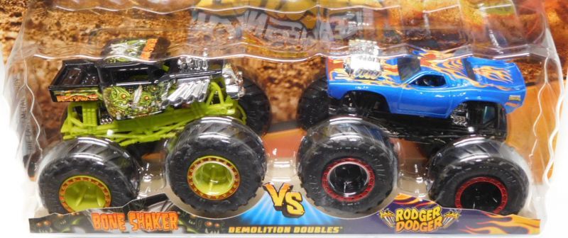 画像: 2019 HW MONSTER TRUCKS! 2PACK 【BONE SHAKER/RODGER DODGER】 