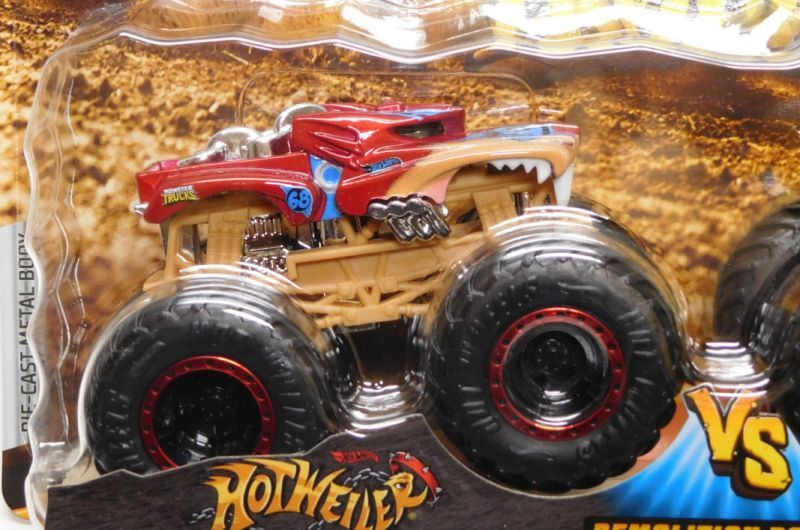 画像: 2019 HW MONSTER TRUCKS! 2PACK 【HOT WEILER/HOUND HAULER (DAIRY DELIVERY)】 