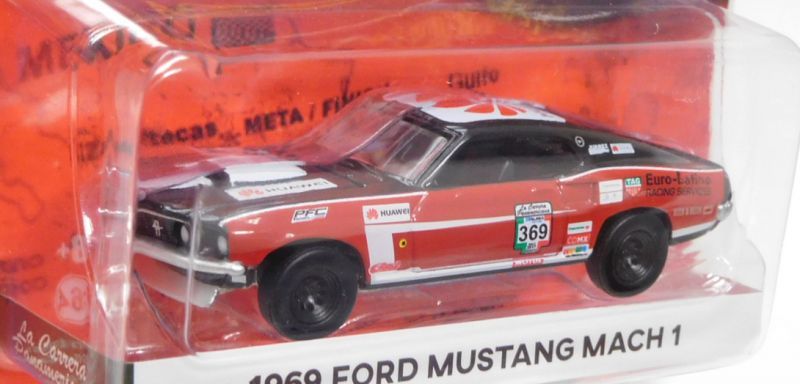 画像: 2019 GREENLIGHT "LA CARRERA PANAMERICANA" S1【1969 FORD MUSTANG MACH 1】 RED-BLACK/RR