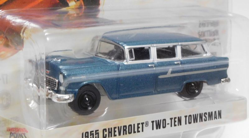 画像: 2019 GREENLIGHT HOLLYWOOD SERIES 24 【1955 CHEVROLET TWO-TEN TOWNSMAN】 DK.BLUE/RR (VANISHING POINT) 