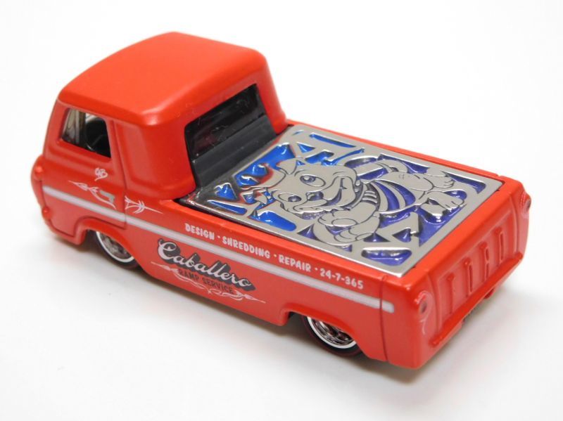 画像: MAD WHEELS (マッドホイール） 【"マンチくん" 60'S FORD ECONOLINE (カスタム完成品）】RED/RR（送料サービス適用外） 