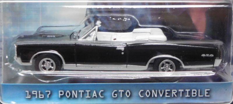 画像: 2019 GREENLIGHT HOLLYWOOD SERIES 24 【1967 PONTIAC GTO CONVERTIBLE】 BLACK/RR (MAC GYVER) 