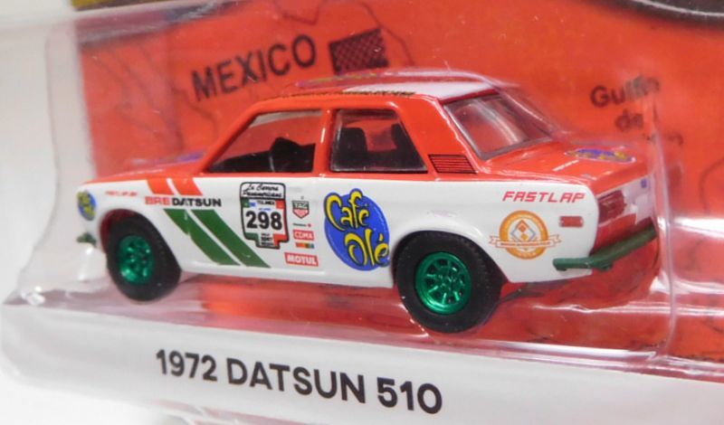 画像: 2019 GREENLIGHT "LA CARRERA PANAMERICANA" S1【1972 DATSUN 510】RED-WHITE/RR (GREEN MACHINE)