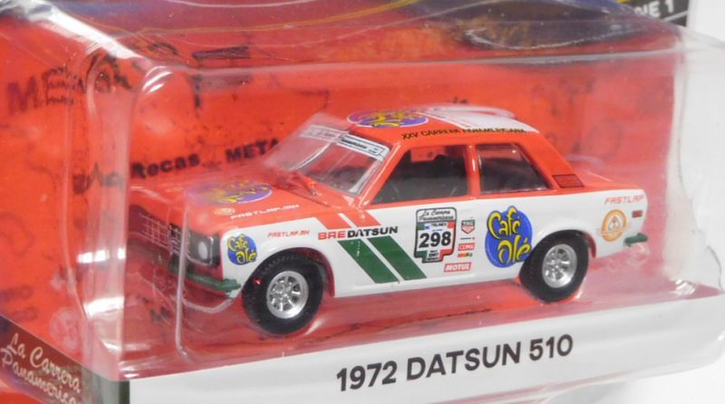画像: 2019 GREENLIGHT "LA CARRERA PANAMERICANA" S1【1972 DATSUN 510】RED-WHITE/RR