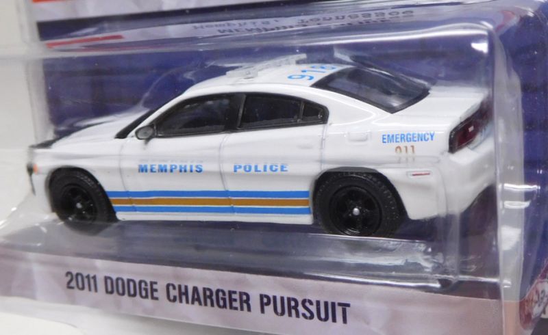 画像: 2019 GREENLIGHT HOT PURSUIT S31 【2011 DODGE CHARGER PURSUIT】 WHITE/RR (MEMPHIS POLICE)