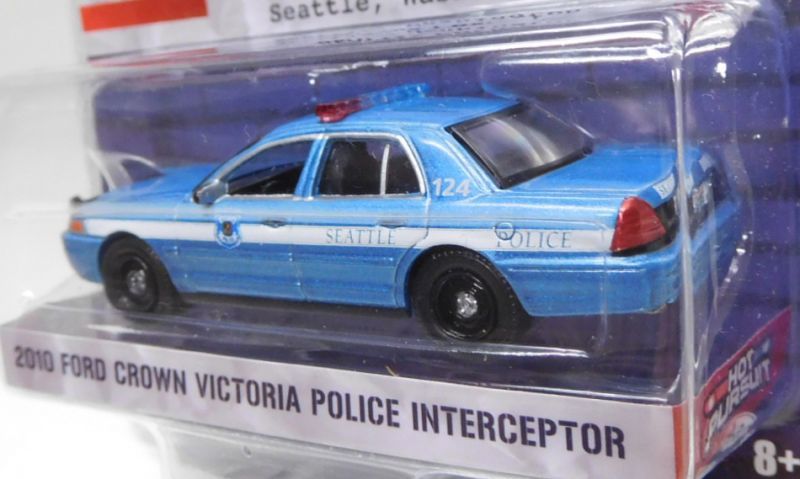 画像: 2019 GREENLIGHT HOT PURSUIT S31 【2010 FORD CROWN VICTORIA POLICE INTERCEPTOR】 LT.BLUE/RR (SEATTLE POLICE)