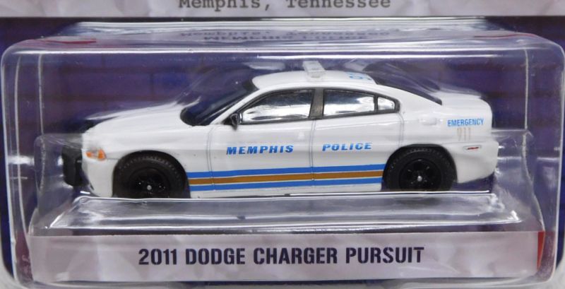 画像: 2019 GREENLIGHT HOT PURSUIT S31 【2011 DODGE CHARGER PURSUIT】 WHITE/RR (MEMPHIS POLICE)