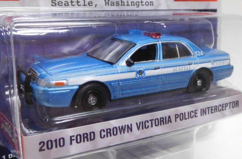 画像: 2019 GREENLIGHT HOT PURSUIT S31 【2010 FORD CROWN VICTORIA POLICE INTERCEPTOR】 LT.BLUE/RR (SEATTLE POLICE)