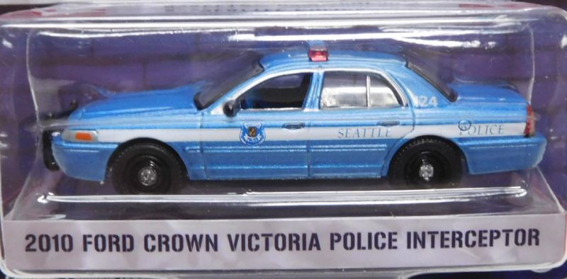 画像: 2019 GREENLIGHT HOT PURSUIT S31 【2010 FORD CROWN VICTORIA POLICE INTERCEPTOR】 LT.BLUE/RR (SEATTLE POLICE)