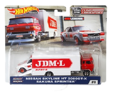 画像: HW CAR CULTURE - TEAM TRANSPORT【Eアソート (4個入り）】 NISSAN SKYLINE GT-R(BNR34)/NISSAN SKYLINE HT 2000GT-X/VOLKSWAGEN TRANSPORTER T1 PICKUP-PORSCHE 356A OUTLAW(x2個）