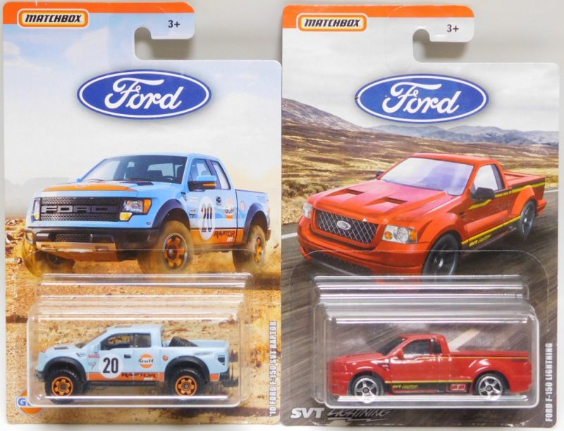 画像: 2019 MATCHBOX "FORD TRUCK" 【6種セット】 '56 Ford Pick-Up/'10 Ford F-150 SVT Raptor/Ford F-150 Lightning/'72 Ford Bronco 4x4/Ford F-350 Super Duty/'17 Ford Skyjacker Superduty F-350(予約不可）