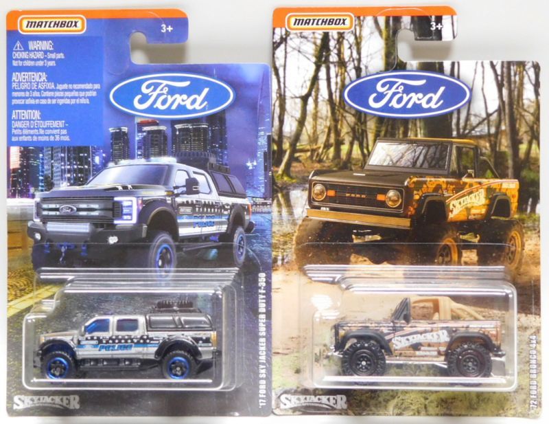画像: 2019 MATCHBOX "FORD TRUCK" 【6種セット】 '56 Ford Pick-Up/'10 Ford F-150 SVT Raptor/Ford F-150 Lightning/'72 Ford Bronco 4x4/Ford F-350 Super Duty/'17 Ford Skyjacker Superduty F-350(予約不可）