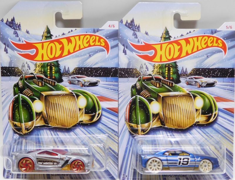 画像: 2019 WALMART EXCLUSIVE HOLIDAY HOT RODS + 2020 HAPPY NEW YEAR 【6種セット】 CARBONATOR/ROCKSTER/SCREAMLINER/AUDACIOUS/SCORCHER/MUSCLE TONE