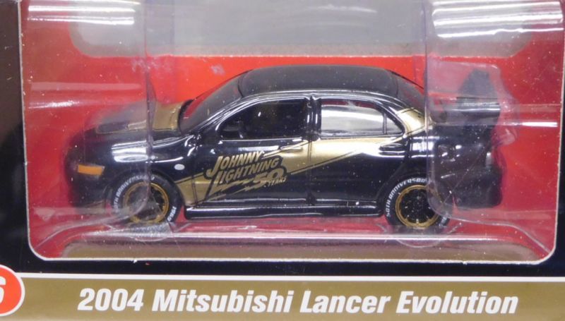 画像: 2019 JOHNNY LIGHTNING "MIJO EXCLUSIVE" 【"BLACK AND GOLD" 2004 MITSUBISHI LANCER EVOLUTION】BLACK-GOLD/RR(予約不可）