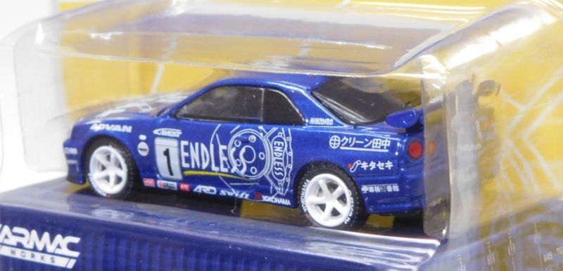 画像: 2019 GREENLIGHT - TARMAC WORKS EXCLUSIVE- 【"ENDLESS"  NISSAN SKYLINE GT-R (BNR34)】 BLUE/RR (予約不可）