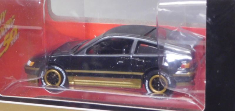 画像: 2019 JOHNNY LIGHTNING "MIJO EXCLUSIVE" 【"BLACK AND GOLD" 1991 HONDA CRX】BLACK-GOLD/RR(予約不可）