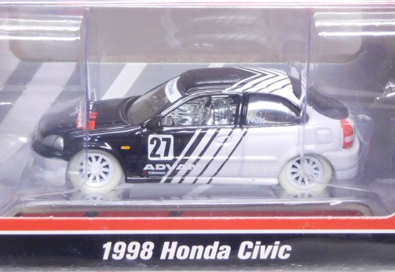 画像: 2019 JOHNNY LIGHTNING "MIJO EXCLUSIVE" 【"ADVAN" 1998 HONDA CIVIC】WHITE/RR(WHITE LIGHTNING)(予約不可）