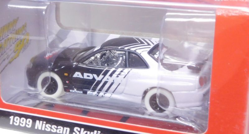 画像: 2019 JOHNNY LIGHTNING "MIJO EXCLUSIVE" 【"ADVAN" 1999 NISSAN SKYLINE GT-R (BNR34)】WHITE/RR(WHITE LIGHTNING) (予約不可）