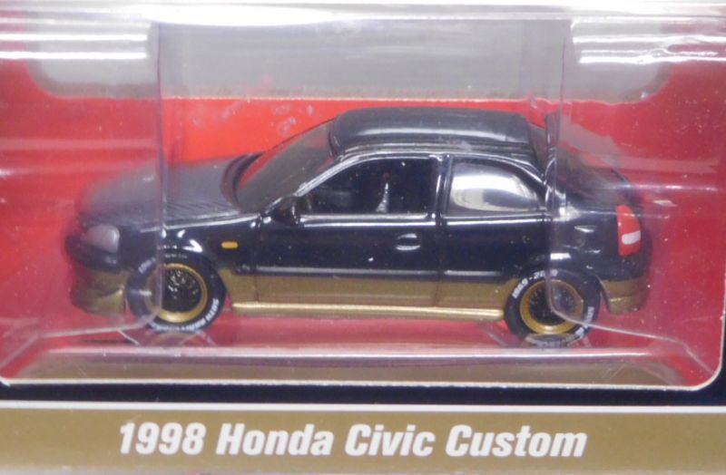 画像: 2019 JOHNNY LIGHTNING "MIJO EXCLUSIVE" 【"BLACK AND GOLD" 1998 HONDA CIVIC CUSTOM】BLACK-GOLD/RR(予約不可）