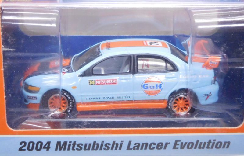 画像: 2019 JOHNNY LIGHTNING "MIJO EXCLUSIVE" 【"GULF" 2004 MITSUBISHI LANCER EVOLUTION】LT.BLUE/RR(予約不可）