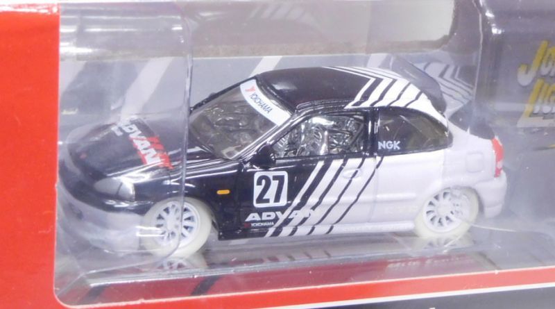 画像: 2019 JOHNNY LIGHTNING "MIJO EXCLUSIVE" 【"ADVAN" 1998 HONDA CIVIC】WHITE/RR(WHITE LIGHTNING)(予約不可）