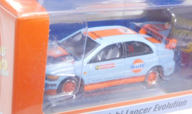 画像: 2019 JOHNNY LIGHTNING "MIJO EXCLUSIVE" 【"GULF" 2004 MITSUBISHI LANCER EVOLUTION】LT.BLUE/RR(予約不可）