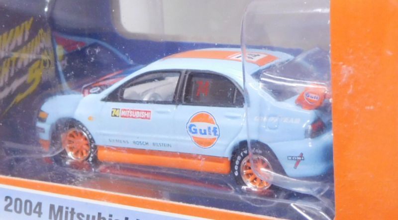 画像: 2019 JOHNNY LIGHTNING "MIJO EXCLUSIVE" 【"GULF" 2004 MITSUBISHI LANCER EVOLUTION】LT.BLUE/RR(予約不可）