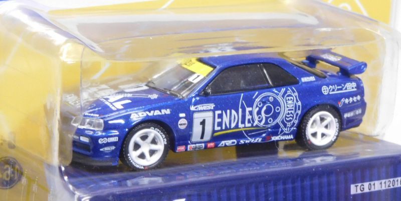 画像: 2019 GREENLIGHT - TARMAC WORKS EXCLUSIVE- 【"ENDLESS"  NISSAN SKYLINE GT-R (BNR34)】 BLUE/RR (予約不可）