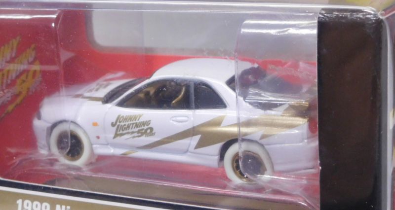 画像: 2019 JOHNNY LIGHTNING "MIJO EXCLUSIVE" 【"BLACK AND GOLD" 1999 NISSAN SKYLINE GT-R (BNR34)】WHITE/RR(WHITE LIGHTNING) (予約不可）