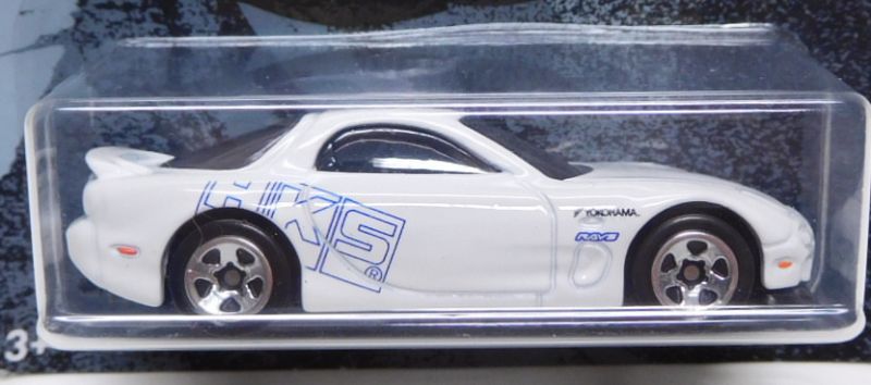 画像: 2019 WALMART EXCLUSIVE HW FAST & FURIOUS （ワイルドスピード）【'95 MAZDA RX-7】WHITE/5SP(予約不可）