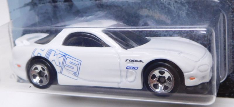 画像: 2019 WALMART EXCLUSIVE HW FAST & FURIOUS （ワイルドスピード）【'95 MAZDA RX-7】WHITE/5SP(予約不可）