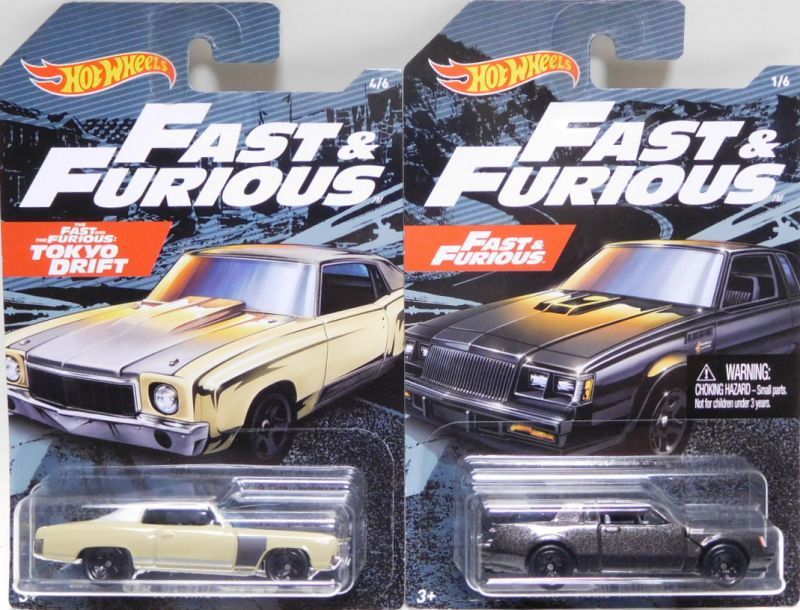 画像: 2019 WALMART EXCLUSIVE HW FAST & FURIOUS （ワイルドスピード）【6種セット】Buick Grand National/'95 Mazda RX-7/Mitsubishi Lancer Evolution/'70 Monte Carlo/Nissan 370Z/'61 Chevrolet Impala(予約不可）