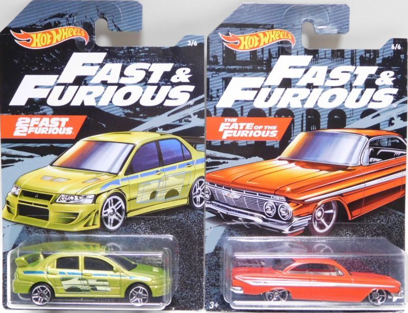 画像: 2019 WALMART EXCLUSIVE HW FAST & FURIOUS （ワイルドスピード）【6種セット】Buick Grand National/'95 Mazda RX-7/Mitsubishi Lancer Evolution/'70 Monte Carlo/Nissan 370Z/'61 Chevrolet Impala(予約不可）