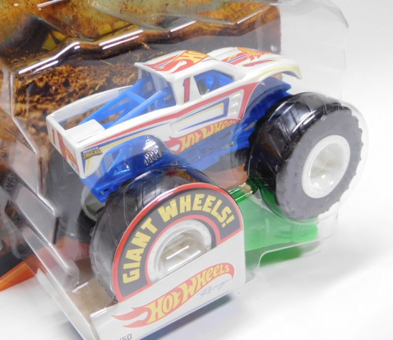 画像: 2019 HW MONSTER TRUCKS! 【HOT WHEELS RACING】 RACE TEAM WHITE (includes CONNECT AND CRASH CAR)