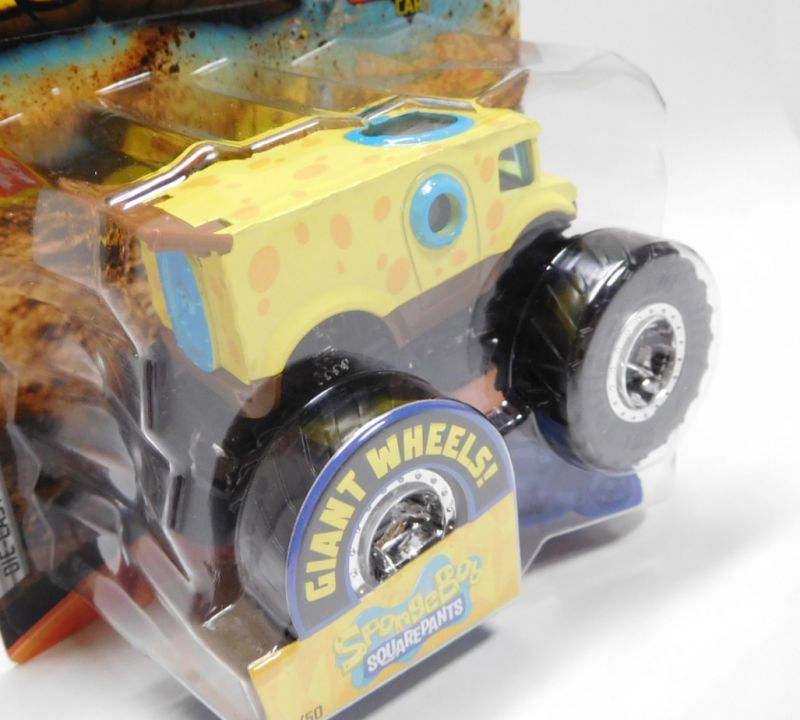 画像: 2019 HW MONSTER TRUCKS! 【SPONGEBOB SQUAREPANTS】 YELLOW (includes CONNECT AND CRASH CAR)