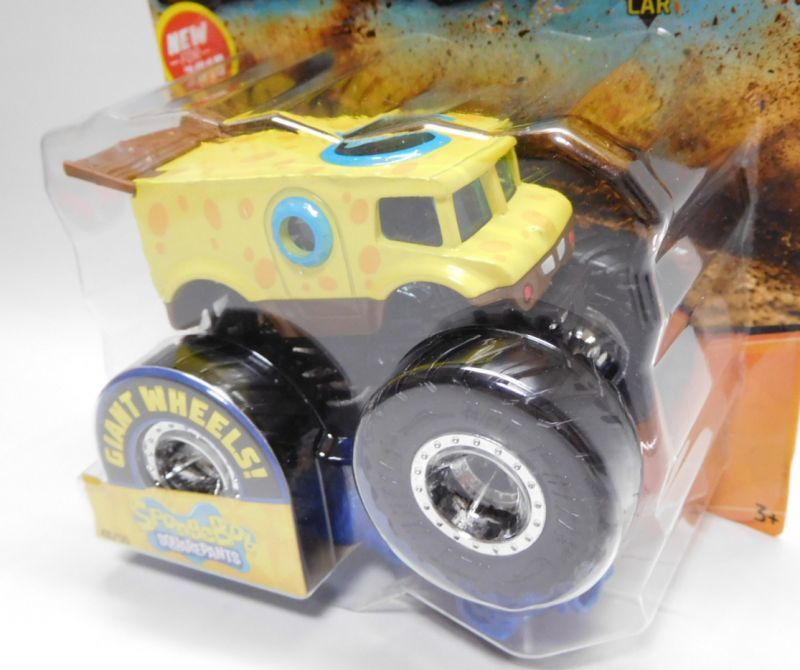 画像: 2019 HW MONSTER TRUCKS! 【SPONGEBOB SQUAREPANTS】 YELLOW (includes CONNECT AND CRASH CAR)