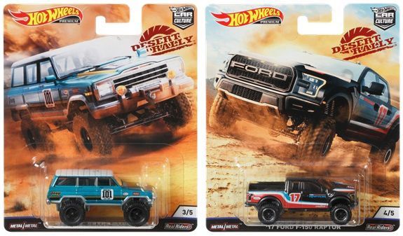 画像: 2019 HW CAR CULTURE 【Kアソート DESERT 5種セット】 88 JEEP GRAND WAGONEER/17 FORD F-150 RAPTOR/VOLKSWAGEN“BAJA BUG”(NEW CAST)/80 DODGE MACHO POWER WAGON/70 OLDSMOBILE 442