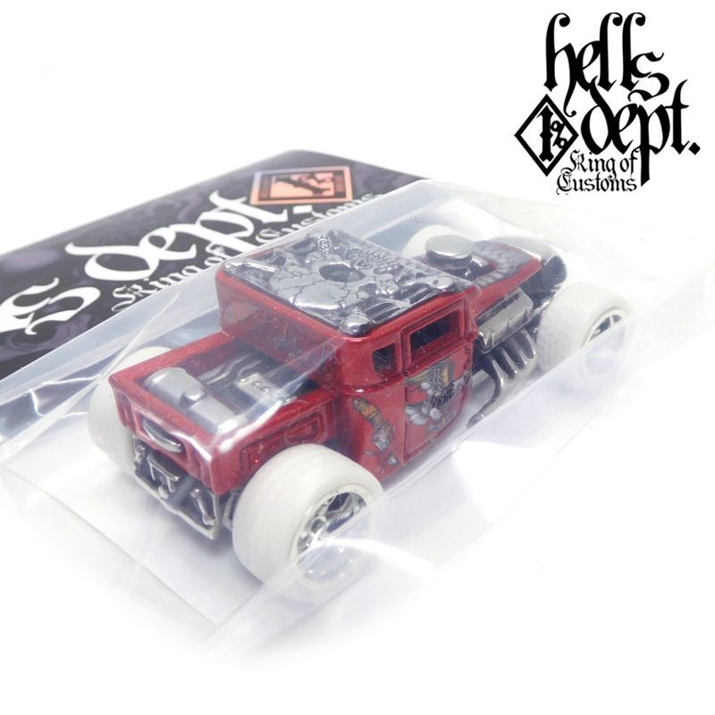 画像: HELLS DEPT 2019 - JDC13 【BONE SHAKER CYCLOPS (カスタム完成品)】 RED/RR（送料サービス適用外）