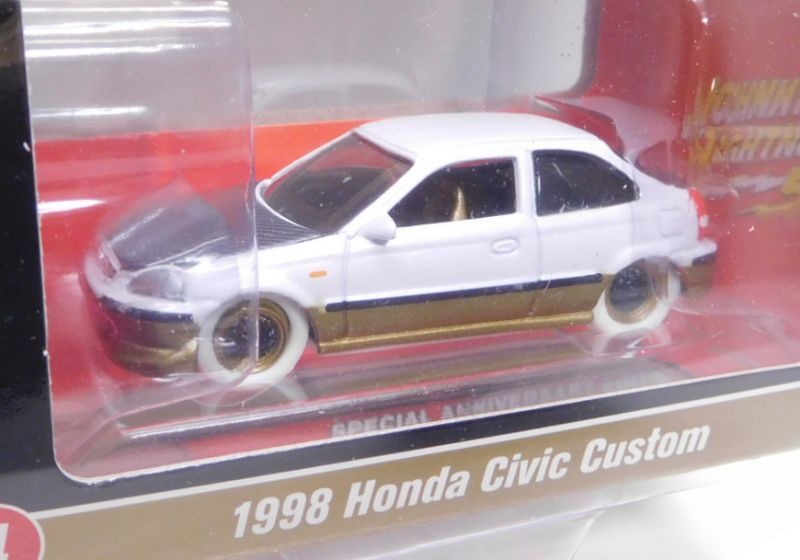 画像: 2019 JOHNNY LIGHTNING "MIJO EXCLUSIVE" 【"BLACK AND GOLD" 1998 HONDA CIVIC CUSTOM】WHITE/RR(WHITE LIGHTNING)(予約不可）