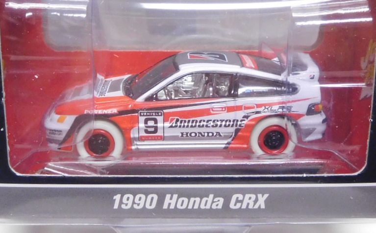 画像: 2019 JOHNNY LIGHTNING "MIJO EXCLUSIVE" 【"BRIDGESTONE" 1990 HONDA CRX】WHITE/RR(WHITE LIGHTNING)(予約不可）