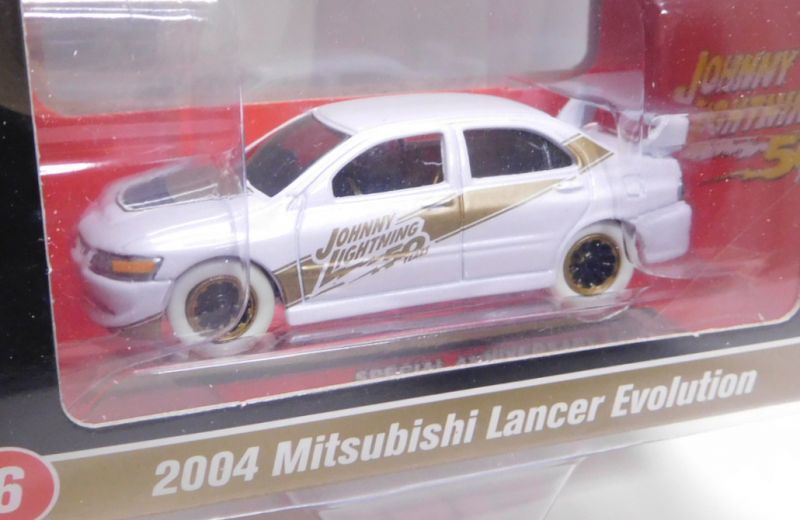 画像: 2019 JOHNNY LIGHTNING "MIJO EXCLUSIVE" 【"BLACK AND GOLD" 2004 MITSUBISHI LANCER EVOLUTION】WHITE/RR(WHITE LIGHTNING)(予約不可）