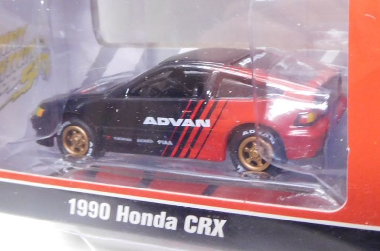 画像: 2019 JOHNNY LIGHTNING "MIJO EXCLUSIVE" 【"ADVAN" 1990 HONDA CRX】BLACK-RED/RR(予約不可）