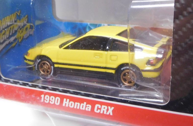 画像: 2019 JOHNNY LIGHTNING "MIJO EXCLUSIVE" 【"IMPORT HEAT" 1990 HONDA CRX】YELLOW/RR(予約不可）